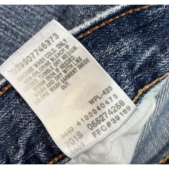 Vtg Y2K Levi's 527 Low Rise Bootcut Jeans Men's 31x30 Blue Denim Red Tab - Picture 5 of 8